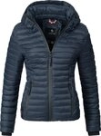 Marikoo Steppjacke Samtpfote ultraleichte &Uuml;bergangsjacke mit Kapuze