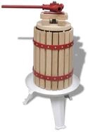 vidaXL Obstpresse Obst- und Weinpresse 6 L, Holz
