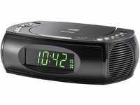 Karcher UR 1308 Uhrenradio (UKW mit RDS, 2 W, Digitaluhr mit Wecker und
