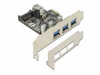 Delock 89301 - PCI Express Karte > 3 x extern + 1 x intern USB... USB-Adapter