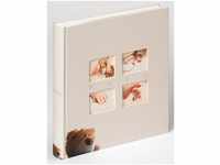 Walther Design Fotoalbum Classic Bear, buchgebundenes Babyalbum, laminierter