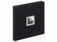 Walther Design Fotoalbum Classicalben Black & White, buchgebundenes Album,