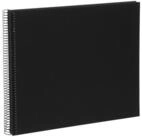 Goldbuch Fotoalbum Spiralalbum Schwarz 25 997 schwarze Seiten 34x30cm