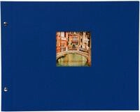 Goldbuch Fotoalbum Schraubalbum Bella Vista Blau 28 895 wei&szlig;e Seiten