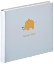 Walther Fotoalbum UK-148-L Baby Animal Elefant blau 25x28