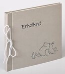 Walther Design Fotoalbum Enkelkindalbum Madu, buchgebundenes Album, Struktureinband,