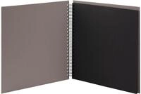 Fotoalbum Fotoalbum Whire-O 60 Seiten 290x290mm taupe/schwarz