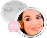 Fantasia Beauty Badspiegel Spiegel mit 2 Saugn&auml;pfen, Kunststoff,