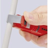 Knipex Kabelmesser Knipex 16 20 28 SB Abisoliermesser Geeignet f&uuml;r Rundkabel 8 bis