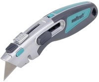 Wolfcraft Cuttermesser Wolfcraft 4106000 Sicherheits-Dual-Trapezklingen-Messer 1 St.