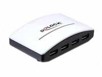 Delock 61762 - Externer USB 3.0-Hub mit 4 Anschlüssen USB-Adapter USB B