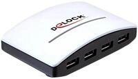Delock DeLOCK USB 3.0 externer HUB 4 Port, USB-Hub USB-Kabel