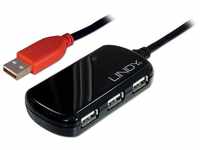 Lindy USB 2 Aktiv-Verlängerungs-Hub Pro 12m USB-Kabel, (12.00 cm)