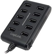 LogiLink USB-Verteiler LogiLink UA0125 USB-Hub 10 Port USB-A USB 2.0 480 MBit/s