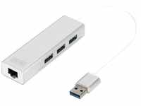 Digitus USB-Verteiler Digitus DA-70250-1 3+1 Port USB 3.2 Gen 1-Hub (USB 3.0)...