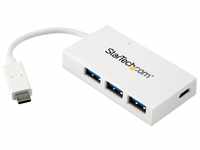 Startech.com USB-Verteiler STARTECH.COM 4 Port USB-C Hub - USB C und 3x USB-A -...