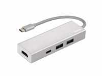 Hama USB-C USB-Hub 1:3 + HDMI auf USB Adapter USB-Kabel, SuperSpeed USB Type-C...