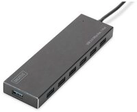 Digitus USB-Verteiler Digitus DA-70241-1 USB-Hub 7 Port USB-A USB 3.0 5 GBit/s mit