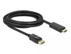 Delock Kabel DisplayPort 1.1 Stecker zu High Speed HDMI-A Video-Kabel