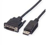 ROLINE DisplayPort Kabel DP ST - DVI ST Audio- & Video-Kabel, DisplayPort M&auml;nnlich