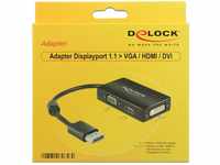 Delock Adapter DisplayPort 1.1 Stecker > VGA / HDMI / DVI... Computer-Kabel,...