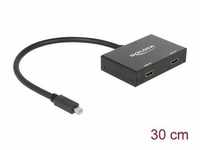 Delock Mini DisplayPort 1.2 Splitter 1 x mini DisplayPort in >......