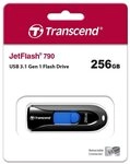 Transcend Transcend USB Stick 256GB Speicherstick JetFlash 790K schwarz USB 3.1