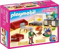 Playmobil&reg; Gem&uuml;tliches Wohnzimmer (70207), Dollhouse Konstruktions-Spielset,...