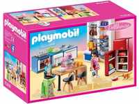 Playmobil® Konstruktions-Spielset Familienküche (70206), Dollhouse, (129 St),...