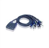 Aten CS64US KVM Switch VGA, USB, Audio, 4 Ports Computer-Adapter