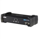 Aten CS1762A KVM Switch DVI, USB, Audio, USB-Hub, 2 Ports Computer-Adapter