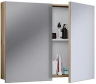 VCM Spiegelschrank Spiegelschrank Spiegel Badezimmer Badinos 60x80 cm