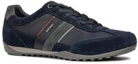 Geox U WELLS C Sneaker Casual Schuh, Schn&uuml;rschuh mit Logoverzierung