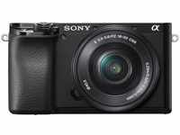 Sony Alpha 6100 Kit mit SELP1650 Systemkamera (SELP1650, 24,2 MP, Bluetooth,...