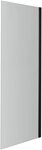 Sanotechnik Duschwand Elite Black, Sicherheitsglas, Seitenwand