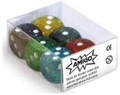 Amigo Spiel + Freizeit GmbH Spiel W&uuml;rfel Glitter W06 Set gemischt...