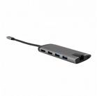 Verbatim Laptop-Dockingstation USB-C&reg; Multiport Hub USB 3.1 GEN 1 / USB 3 x 3...