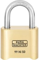 Burg W&auml;chter Vorh&auml;ngeschloss Vorh&auml;ngeschloss No No. 99 Ni 50 SB