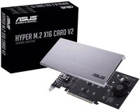 Asus Hyper M.2 X16 Card V2 Modulkarte PCIe 3.0 x16 zu M.2 NVMe, RAID-Controller