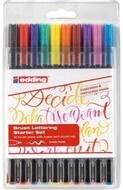 edding Marker Brushpen Lettering Start 10er Etui Tangle Set Ass