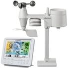BRESSER BRESSER WLAN-Farbwetterstation mit 5-in-1-Profi-Sensor wei&szlig; Wetterstation