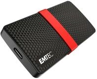 EMTEC X200 256 GB USB Typ-C 3.2 Gen 1 (3.1 Gen 1) Schwarz, Rot externe...