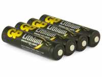 GP Batteries AAA Batterie GP Lithium 1,5V 4 Stück Batterie, (1,5 V)