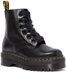 DR. MARTENS Molly Schn&uuml;rboots Plateauboots, Chunky Boot mit modischen Schn&uuml;rsenkeln