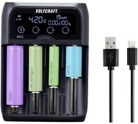 VOLTCRAFT VOLTCRAFT IPC-2 Rundzellen-Ladeger&auml;t NiMH, NiCd, LiIon, LiFePO Mini...