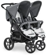 Hauck Geschwisterwagen Roadster Duo SLX - Grey Silver, Geschwister- und