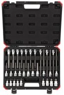 Gedore Red Steckschl&uuml;ssel Satz Schraubendrehereins&auml;tze 1/2&Prime; 6-kant 30-teilig