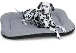 Knuffelwuff Tierbett Hundebett Lucky, Schaumstoffflocken grau 85 cm x 118 cm