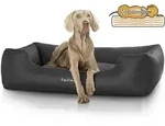 Knuffelwuff Tierbett Hundebett Madison, Orthop&auml;disch schwarz 85 cm x 120 cm