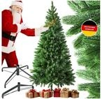 tectake K&uuml;nstlicher Weihnachtsbaum Christbaum k&uuml;nstlich Tannenbaum 140-180cm Gr&uuml;n,
